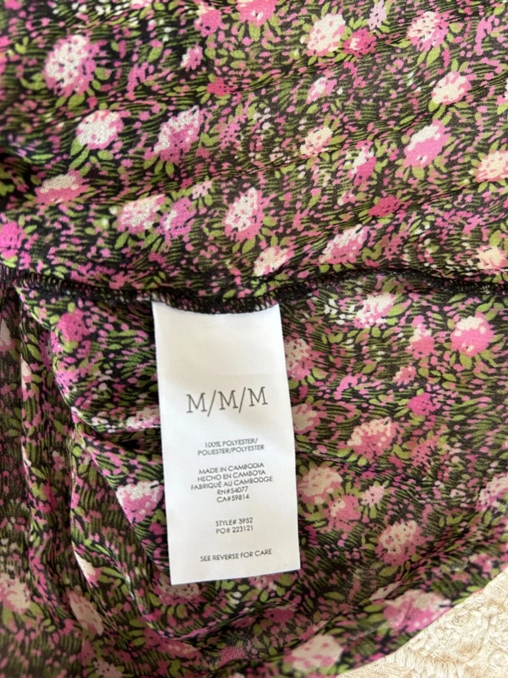 Cabi Knife Pleate Blouse #3952 Size M - Picture 8 of 10